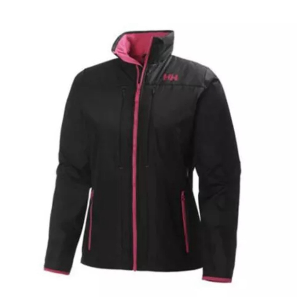 Helly Hansen Women's Black Jacket with Pink Accents
